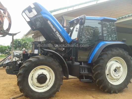 ขายแล้วครับ ขอบคุณเสี่ยหมู บ่อพลอยครับ NEW HOLLAND TM125 เครื่อง6สูบเทอร์โบ เกียร์20X16 ระบบธรรมดา