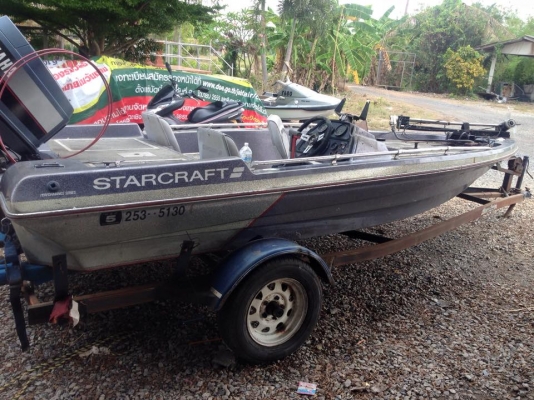 เรือแบส 16 ฟุต ยามาฮ่า 90 แรง พร้อมเทเลอร์นอก เรือนำเข้า