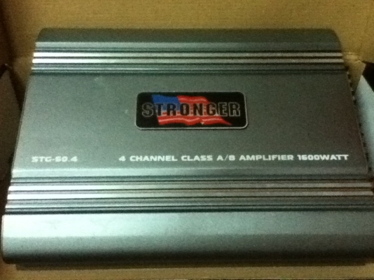 ขายแอมป์ STRONGER รุ่น STG-60.4 (4ch) Class AB 1600w สภาพสวยขาย 1800.-