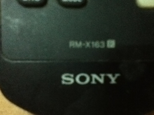 ขายรีโมท DVD ยี่ห้อ SONY รุ่น RM-X163 ตัวละ 300.-