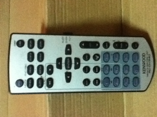 ขายรีโมท DVD ยี่ห้อ KENWOOD รุ่น RC-DV340 ตัวละ 400.-
