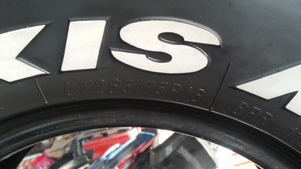 ยางMaxxis M/T 265-75-16 ดอกยังลึก