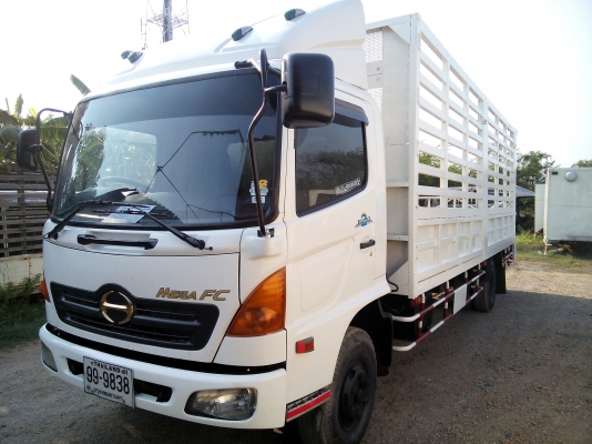 6 ล้อกลาง  *Euro.2*  HINO  MEGA  FC4J 175 แรงม้า *ยาว 6.50 ม.* รถสวยจริง+พร้อมใช้งาน *รถห้างแท้ * มีเล่มพร้อมโอน *