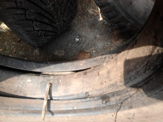 8.25-16 BRIDGESTONE ปี2012 มี 2 เส้น tel.081-427-3941