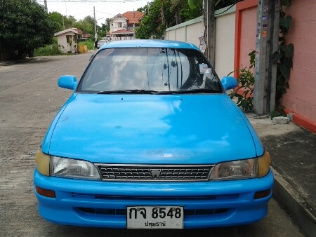ขายรถยนต์ ปี96 โตโยต้า โคโรล่า รุ่นสามห่วง เครื่อง1600cc.หัวฉีด (ติดแก๊ส)เกียร์ธรรมดา พวงมาลัยเพาเวอร์ กระจกไฟฟ้า เครื่องดี ช่วงล่างดี ขายถูกๆตามสภาพ