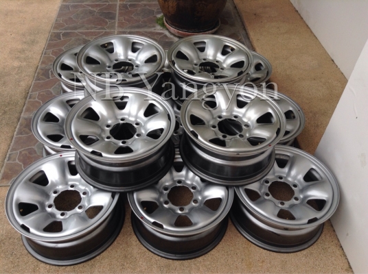 ล้อกะทะเหล็ก Vigo 6 รู ขอบ 16 แท้ๆเดิมๆ