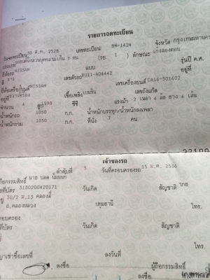 ขาย Nissan Bluebird U11 ราคา 9999