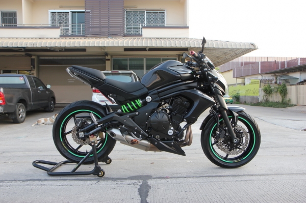 <<สด-ผ่อน>> Kawasaki ER 650 ABS รุ่นปี 2014 ทะเบียนพร้อมโอน สภาพสวย เครื่องนิ่ม
