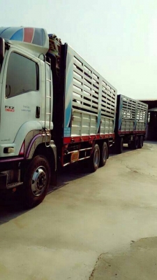 (รายละเอียดรถ..โทรถามได้เลย...22ลัอไม่ดั้ม360แรง Isuzu ปี2554 รถสวยเดิมๆ แม่2เพลา ลูก3คาน....