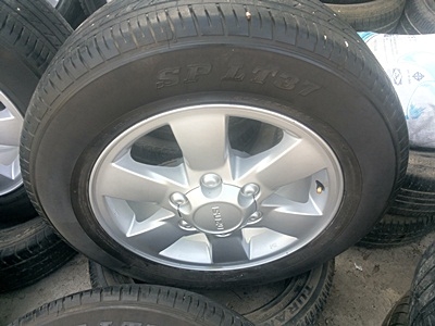 ขายล้อแม็กISUZU ขอบ16 พร้อมยางปี13  4 ล้อ