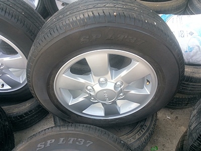 ขายล้อแม็กISUZU ขอบ16 พร้อมยางปี13  4 ล้อ