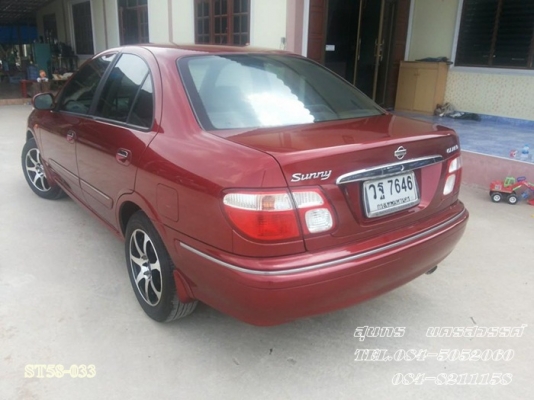 ขายด่วน NISSAN  SUNNY 1.6 GL NEO โฉม นีโอ ปี 02 สภาพสวยเดิมๆ มือเดียว พร้อมใช้สุดๆ ราคาสุดคุ้ม