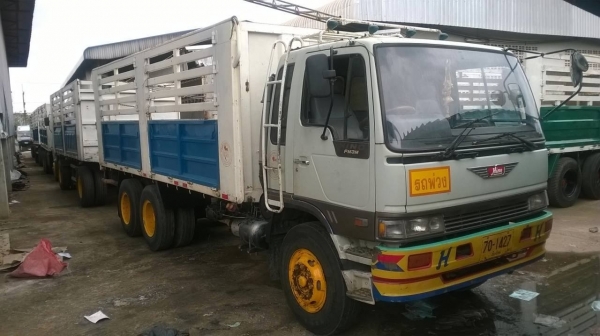 ขายรถพ่วง แม่ลูกไม่ดั้ม HINO FM3M เครื่องเดิม M10C 240 แรงม้า เกียร์เดิม สโลว์เดิม คัสซีสวยจัดตลอดเส้น ยางเรเดียลเต็ม ทะเบียนพร้อมโอนครับ