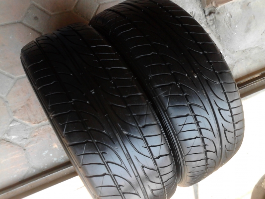 195/55R15 DUNLOP SP SPORT LM703 ปี 2013 มี 2 เส้น tel.081-427-3941
