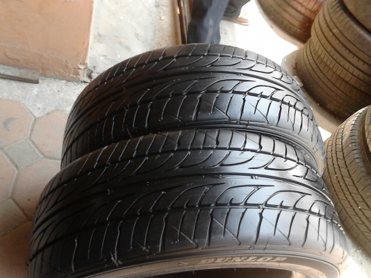 195/55R15 DUNLOP SP SPORT LM703 ปี 2013 มี 2 เส้น tel.081-427-3941
