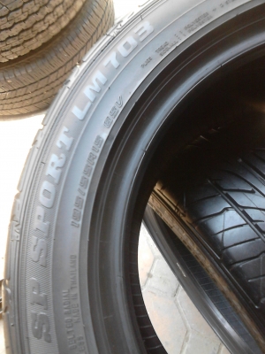 195/55R15 DUNLOP SP SPORT LM703 ปี 2013 มี 2 เส้น tel.081-427-3941