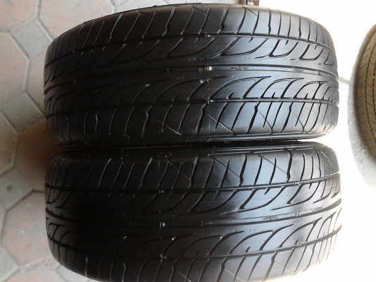 195/55R15 DUNLOP SP SPORT LM703 ปี 2013 มี 2 เส้น tel.081-427-3941