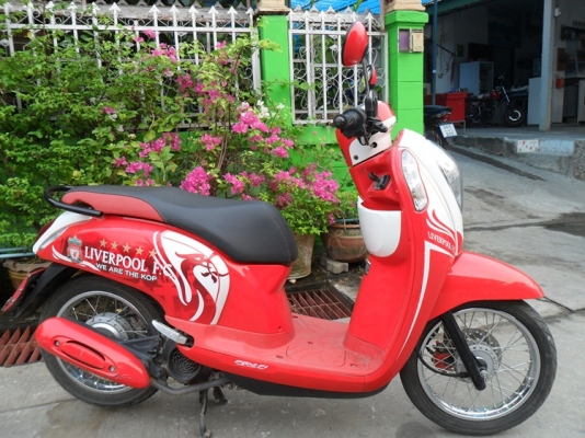 Scoopy i ลายLiverpool ปี55 รถเดิมสภาพดีเอกสารครบพร้อมโอน