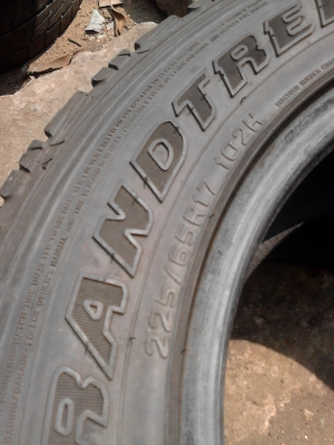 225/65R17 DUNLOP GRANDTREK A/T3  มี 2 เส้น tel.081-427-3941