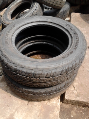225/65R17 DUNLOP GRANDTREK A/T3  มี 2 เส้น tel.081-427-3941