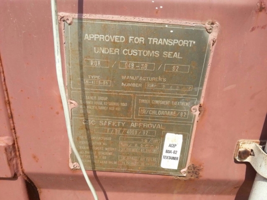 ตู้คอนเทนเนอร์ขนาด40ฟุต สภาพสวยจำนวนมาก