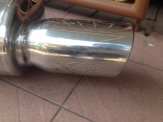 ท่อ GANADOR ญี่ปุ่นเเท้เลสทั้งใบเก่านอกสภาพสวย