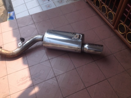 ท่อ GANADOR ญี่ปุ่นเเท้เลสทั้งใบเก่านอกสภาพสวย