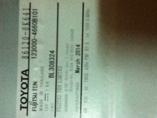 ขายวิทยุเดิม TOYOTA (ออนิวแชมป์)เล่นUSB,MP3,CDสภาพสวยๆขายถูกๆ 2000.- ขายวิทยุเดิม TOYOTA (ออนิวแชมป์)เล่นUSB,MP3,CDสภาพสวยๆขายถูกๆ 2000.-