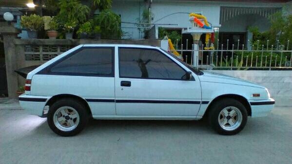 แชมป์ 3ประตู รถบางสวยไม่ผุ สีขาวมุกใหม่ ขับดีแก๊สลงเล่ม พร้อมใช้