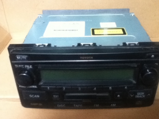 ขายวิทยุเดิม TOYOTA เล่น CD,MP3,เทป สภาพสวย 1200.-