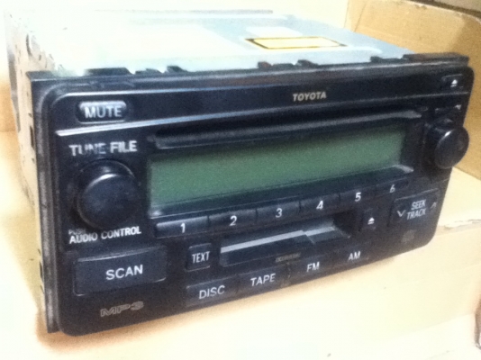 ขายวิทยุเดิม TOYOTA เล่น CD,MP3,เทป สภาพสวย 1200.-