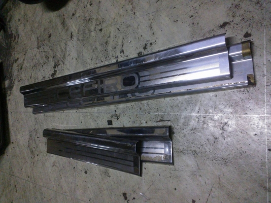 แผ่นแสตนเลส ปิดบรรไดประตู A31 สภาพดีเงาวิ้งๆ 500บาทอยู่ดอนเมืองTEL0890671028 ID Line arnat1028