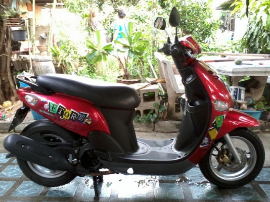 ขายYamaha Fiore ปี55 สีแดง หัวฉีด รถสภาพสวย เครื่องเดิมๆปกติ