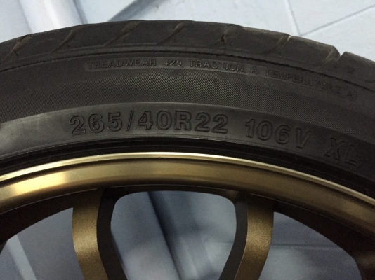 ธารนนทบุรี//ขาย ล้อแม็ค 22 japan 6 รู สภาพสวยๆดอกยางเต็มๆ ราคา 45.000 บาท