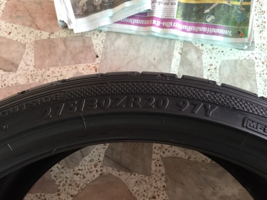 ขายยาง 275/30R20 ปี2013 Dunlop sp sport maxx tt japan วิ่งน้อยสภาพ80\%UP 2 เส้นครับ ขาย 6,500 บาท สนใจติดต่อ 0898128002 ปราโมทย์ ครับ บางพลี สมุทรปราการ ขายยาง 275/30R20 ปี2013 Dunlop sp sport maxx tt japan วิ่งน้อยสภาพ80\%UP 2 เส้นครับ ขาย 6,500 บาท สนใจติดต่อ 0898128002 ปราโมทย์ ครับ บางพลี สมุทรปราการ