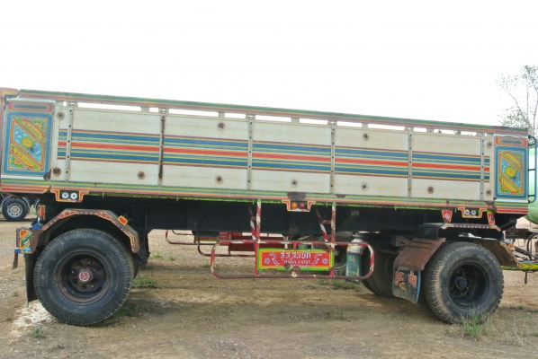 หางพวงดั้มกระบะอลูมิเนียมสองเพลาคะ