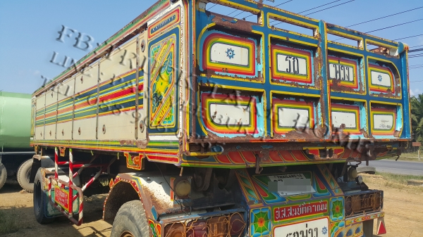 หางพวงดั้มกระบะอลูมิเนียมสองเพลาคะ