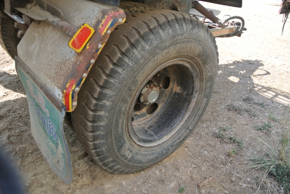 หางพวงดั้มกระบะอลูมิเนียมสองเพลาคะ