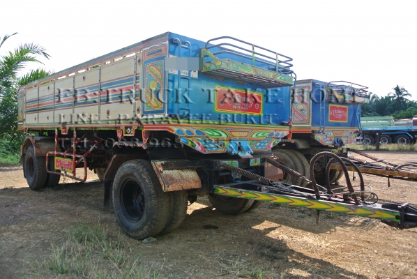 หางพวงดั้มกระบะอลูมิเนียมสองเพลาคะ