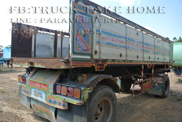 หางพวงดั้มกระบะอลูมิเนียมสองเพลาคะ