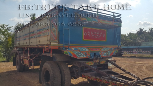 หางพวงดั้มกระบะอลูมิเนียมสองเพลาคะ