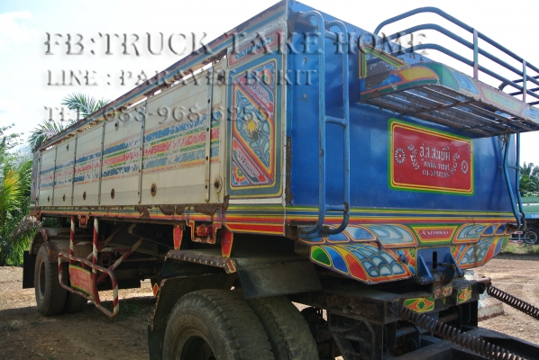 หางพวงดั้มกระบะอลูมิเนียมสองเพลาคะ