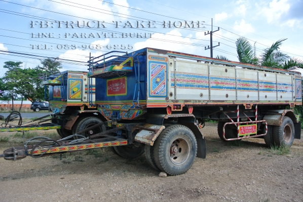 หางพวงดั้มกระบะอลูมิเนียมสองเพลาคะ