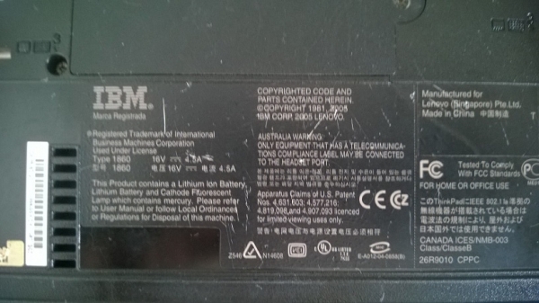 ขายโน๊ตบุค IBM ThinkPad R32