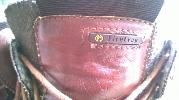 ขายรองเท้าFiretrap Mens Madison Worker Boots Brown 9 UK