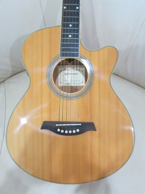 กีต้าร์โปร่งไฟฟ้าตัวบาง Century 026 ของใหม่ สีไม้ หน้าเงา เสียงดี EQ มีจูนเนอร์ในตัว