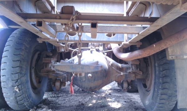 ืNISSAN 10 ล้อ 2 เพลา เทนเลอร์ บรรทุกแบคโฮ