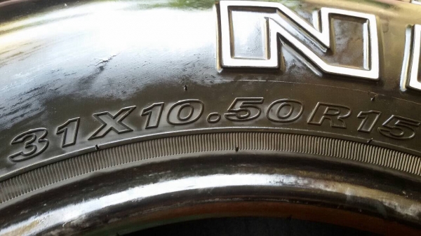 ขายยาง mud 31 สภาพ 90\%