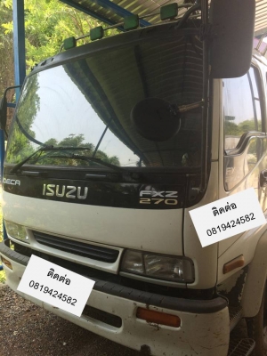 ISUZU DECA 270 &ndash; อีซูซุ เดกก้า 195 แรงม้าติดเครน UNIC 5 ตัน 4 ปลอก 1,500,000.- บาท เจ้าของขายเอง จ.ราชบุรี สนใจติดต่อ 081-9424582