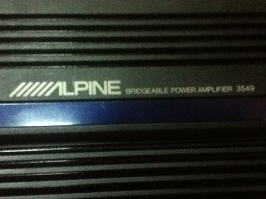 ขายแอมป์ /////ALPINE รุ่น 3549 (2ch) สภาพสวย แรงๆ ขายถูก 2200.-